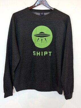 Shipt Shopper Sweatshirt Dark Gray Long Sleeve Adult Size Large Delivery Uniform